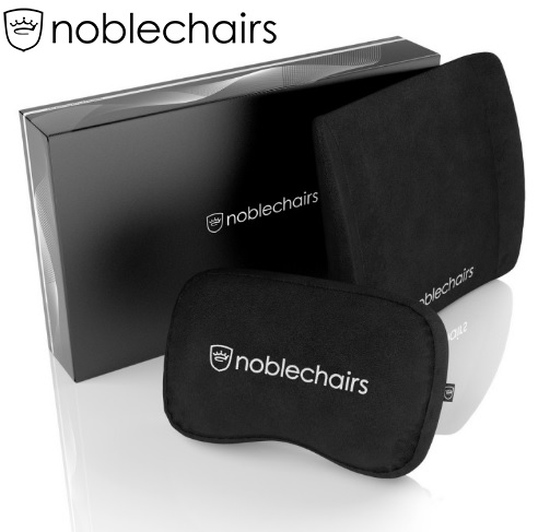 Набор Подушек Noblechairs  Memory Foam Pillow Set / black (2 шт)