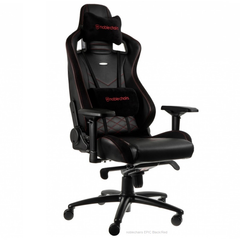 Noblechairs EPIC PU Leather / black  RED