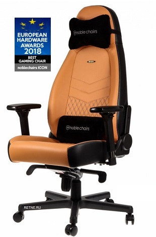 Noblechairs ICON Real Leather Cognac/Black