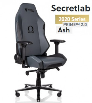 Secretlab OMEGA 2020 Ash Grey PRIME™ 2.0 PU